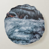 グレー ラウンドクッション (裏面)