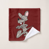 グレー・ラット バスタオルセット (ウォッシュタオル)