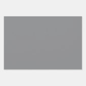 グレー ラッピングペーパーシート (正面2)