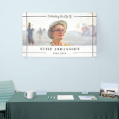 『グレー・ラ祝インズ・フォト・ザ・ライフ・葬儀』 横断幕 (トレードショー)