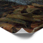 グレー・リス - ウェールズ、カーディフのビュート・パーク ポスター (角)