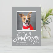 グレー・レモダンッド・ハッピー・ハウリディズ・パピー・ドッグの写真 シーズンカード (スタンド正面)