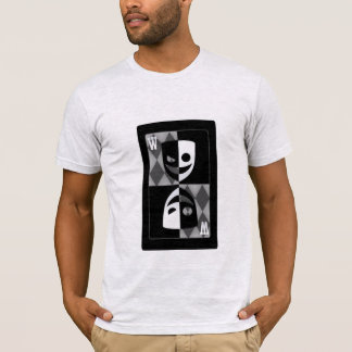 グレー ワイルドカード ポーカー ダイヤモンド 霊感 カスタムTシャツ Tシャツ