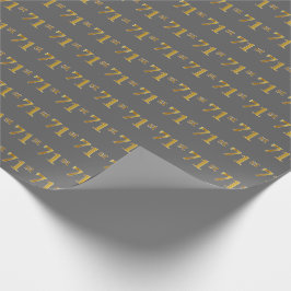 グレー, 偽の金 71回目の(七十一回目の)イベント ラッピングペーパー