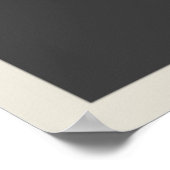 グレー |可能な限りヴィンテージを親切にする ポスター (角)