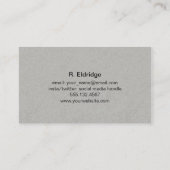 グレー 名刺 (裏面)