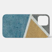 グレー、黄、青の舗装を閉じ絵を描ます Case-Mate iPhoneケース (裏面 (横))