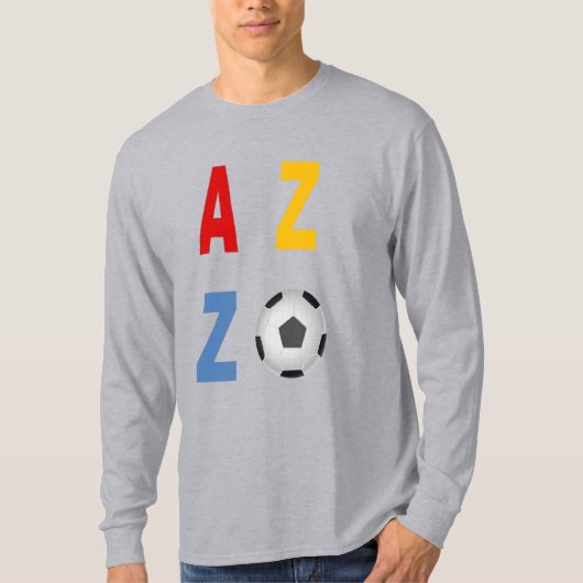 グレー ARIZONA SPORT メンズ 長袖Tシャツ Tシャツ (正面)
