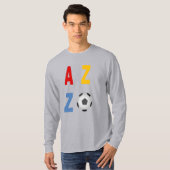 グレー ARIZONA SPORT メンズ 長袖Tシャツ Tシャツ (正面フル)