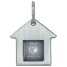 グレー Eat Play Love オーダーメイド犬用IDタグ