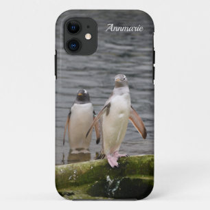 グレーGentoo Penguinエディンバラ動物園スコットランド iPhone 11 ケース