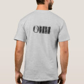 グレーOH BOYS – 白黒Tシャツ Tシャツ (裏面)