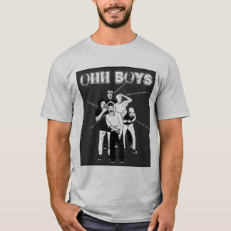 グレーOH BOYS – 白黒Tシャツ Tシャツ