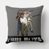 グレーOH BOYS in color クッション (裏面)