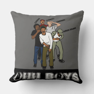 グレーOH BOYS in color クッション