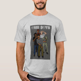 グレーOH BOYS in color Tシャツ