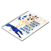 グレ保イハウンドを静かに抱きしめる(a406) ノートブック (左側)