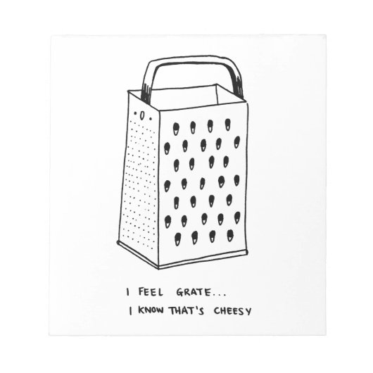 グレ感じート ノートパッド (正面)