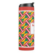 グレ最高のナディアンパパグレナダ国旗のドリンクカスタマイズズ タンブラー (回転左)