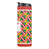 グレ最高のナディアンパパグレナダ国旗のドリンクカスタマイズズ タンブラー (回転右)