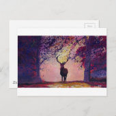 グレ来ーズIIの鹿 ポストカード (正面/裏面)