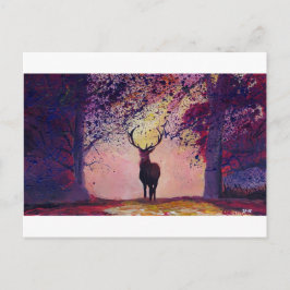 グレ来ーズIIの鹿 ポストカード