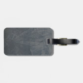 グレ無地のー ラゲッジタグ (裏面横)