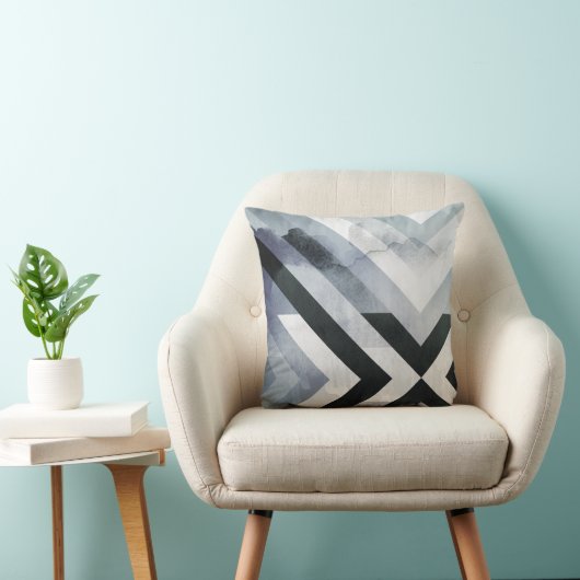 グレ男らしー白黒モ動揺してーンデザイン クッション (椅子)