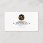 グレ素晴らしー多角グランジ形結晶化学者 名刺 (裏面)