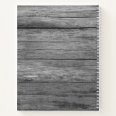 グレ素朴ーウッドファミリーお気に入りのレシピ料理帳 ノートブック (裏面)