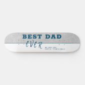 グレ素朴ー最高のパパエバータイポグラフィ父の日 スケートボード (横)