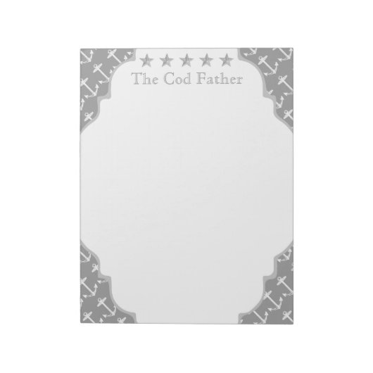 グレ航海のーいかり ノートパッド (回転)