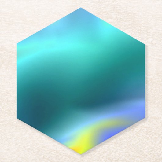 グロウイングアクアコースター ペーパーコースター (正面)