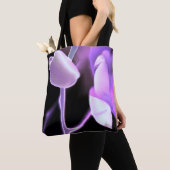 グロウイング オーチッド プリント トートバッグ (クローズアップ)