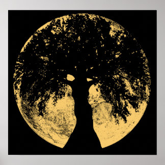 グロウェスムーンオーク女神 ポスター