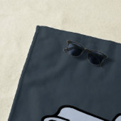 グロウチのオスカー |グラチ感じーチー |名前の追加 ビーチタオル (インサイチュ)