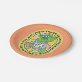 グロウチのオスカー |モンスタートレジャーバッジ ペーパープレート (アングル)