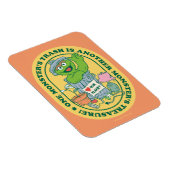 グロウチのオスカー |モンスタートレジャーバッジ マグネット (右側)