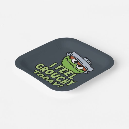 グロウチのオスカー |今日感じはグーチー！ ペーパープレート (傾斜あり)