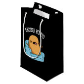 グロウポテトベグおもしろいジープンズダークBG スモールペーパーバッグ (正面アングル)