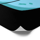 グロウポテトベグおもしろいジープンズダークBG ポスター (角)