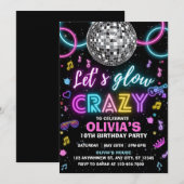 グロウ・クレイジー・ディスコ・パーティしよう！ 招待状 (正面/裏面)