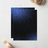 グロウ グラデーション パターン 4 ノートカード (正面/裏面インサイチュ)