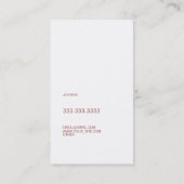 グロオンリップスティックレッドエレガンテファールレッド 名刺 (裏面)