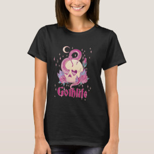 グロカウ不気味なかわいい美学パステルゴシックスカルゴー Tシャツ