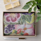 グロキシニアスアンドベゴニアスヴィンテージプリントティッシュペーパー 薄葉紙 (ギフト)