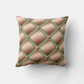 グログランリボンとサテン クッション (裏面)