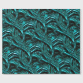 グロスエイリアンバイオスラッジシアンラッピング紙 ラッピングペーパー (フラット)