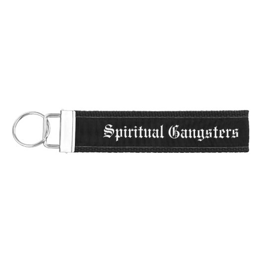 グロスグレイン、ブラックスピリチュアルギャングスターズリストケチャイ リストバンドキーホルダー (鍵左)