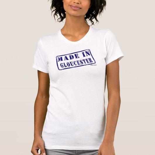 グロスターで作られる Tシャツ (正面)